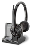 Poly Savi 8220 Office Wireless DECT Stereo Headset – Teams Edition, Phone, PC and Mobile
