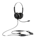 SHG S M5400-BOTH-PTT Binaural Military USB Headset with Push-To-Talk Passive Noise Canceling Mic