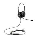 SHG S 5400-BOTH-USB Binaural Headset with Full Inline Controls Passive Noise Canceling Mic