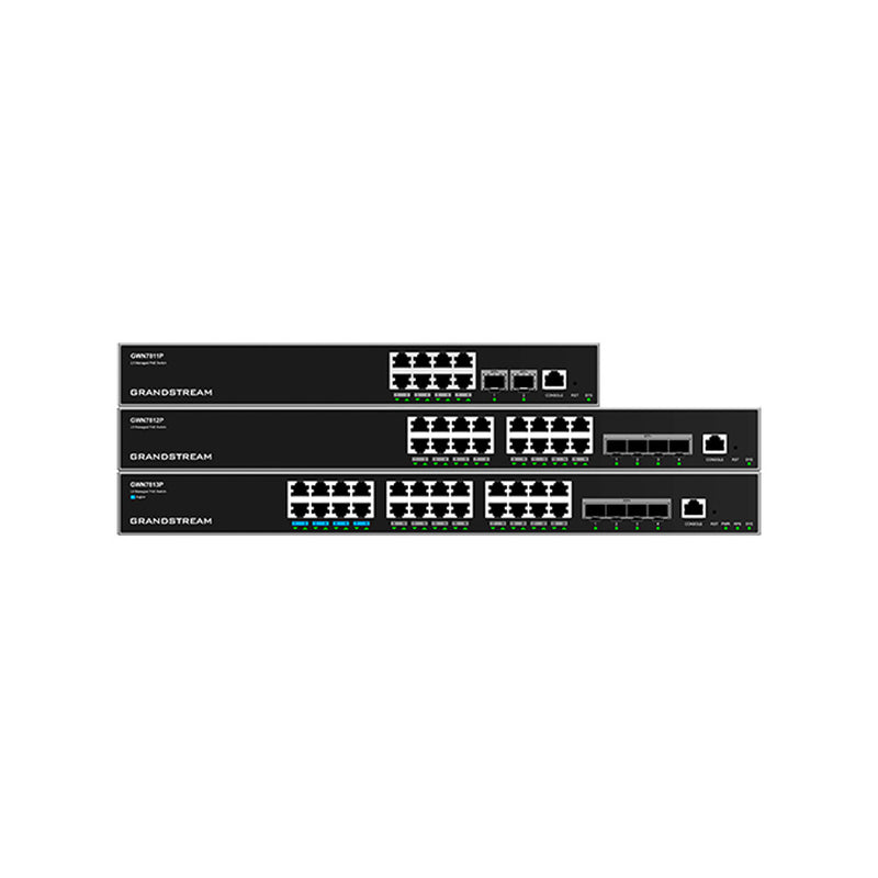 Grandstream GWN7812P Enterprise Layer 3 PoE Network Switch, 16 x GigE, 4 x SFP+