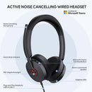 Yealink UH48-DUAL-TEAMS-USB-C/A USB (Wired) Stereo Active Noise Cancelling Headset, UC, MS Teams