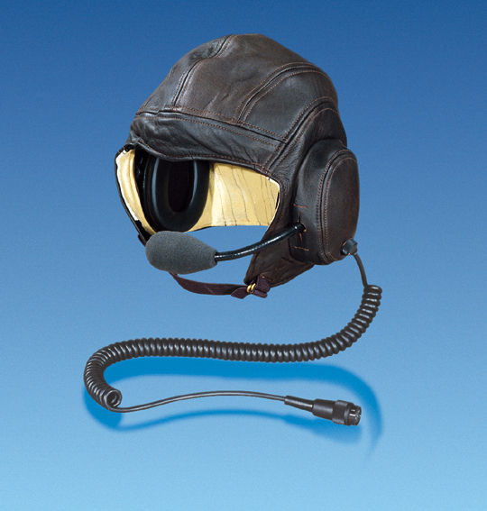 Lynx Leather Helmet