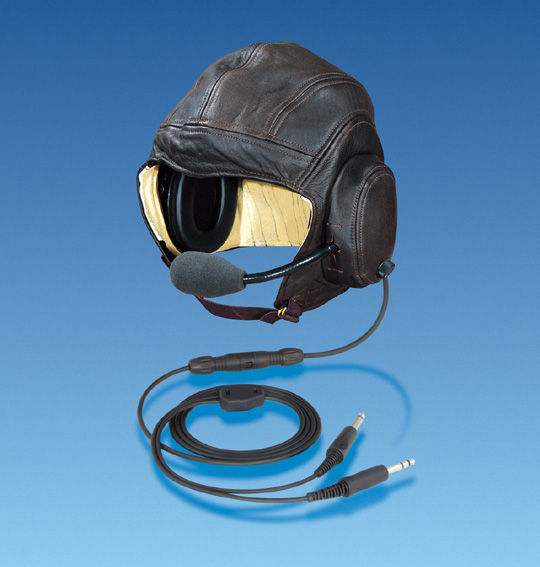 Lynx Leather Helmet