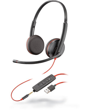 Plantronics Blackwire C3225 Stereo 3.5 mm/USB Headset