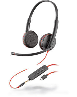 Plantronics Blackwire C3225 Stereo 3.5 mm/USB-C Headset