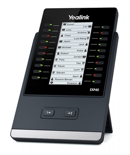 Yealink EXP40 Expansion Module for SIP-T46S and SIP-T48S, LCD screen, 20 Dual LEDs