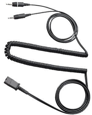 Plantronics 28959-01 Quick Disconnect cable to dual 3.5mm
