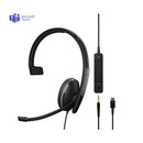EPOS | Sennheiser ADAPT 135T USB-C II Monaural Headset - MS Teams & 3.5mm