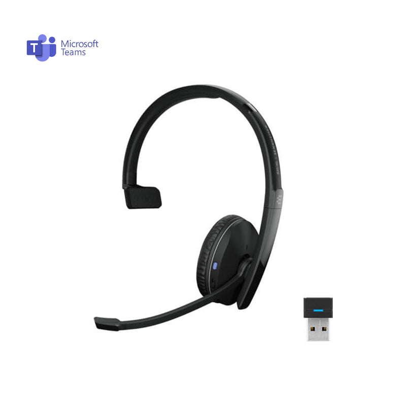 EPOS | Sennheiser ADAPT 230 Mono Bluetooth Headset + USB Dongle - MS Teams
