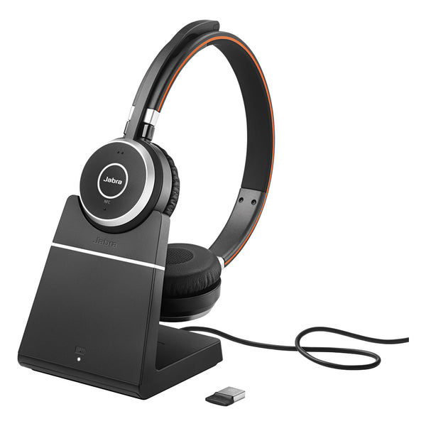 Jabra Evolve 65 MS Stereo Bluetooth Headset + Charge Stand
