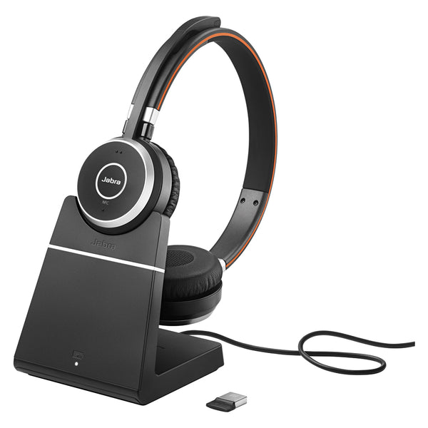 Jabra Evolve 65 UC Stereo Bluetooth Headset + Charge Stand