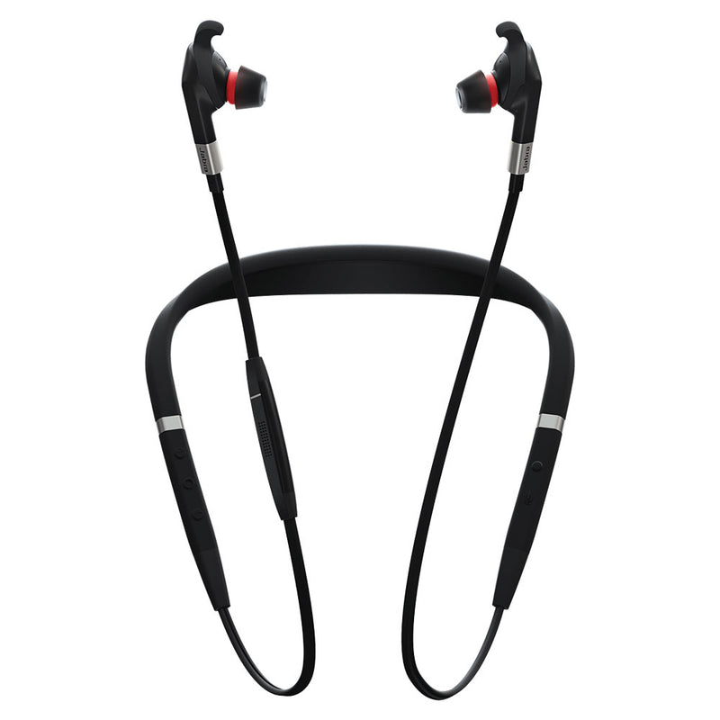 Jabra Evolve 75e Bluetooth Earbuds - MS + Link 370