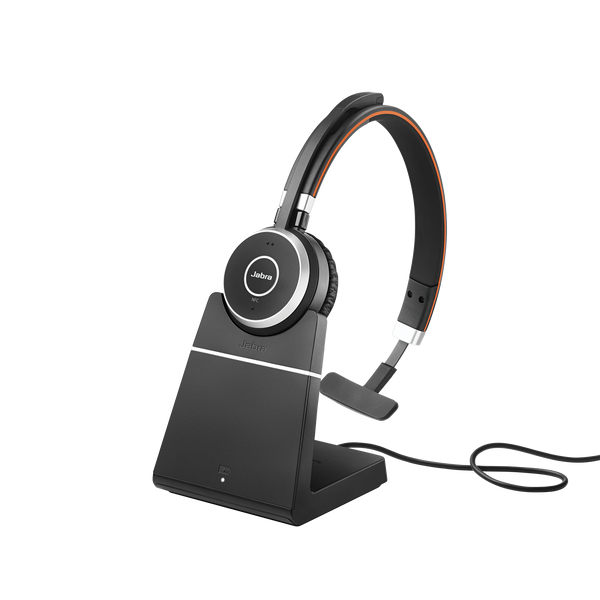 Jabra Evolve 65 MS Mono Bluetooth Headset + Charge Stand