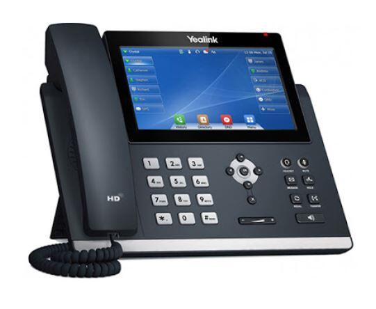 Yealink SIP-T48U IP Phone, Dual GigE, Colour Touchscreen
