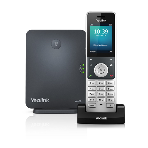 Yealink SIP-W60 W60P Package, Portable (DECT) Phone with SIP DECT Base (W60B + W56H)